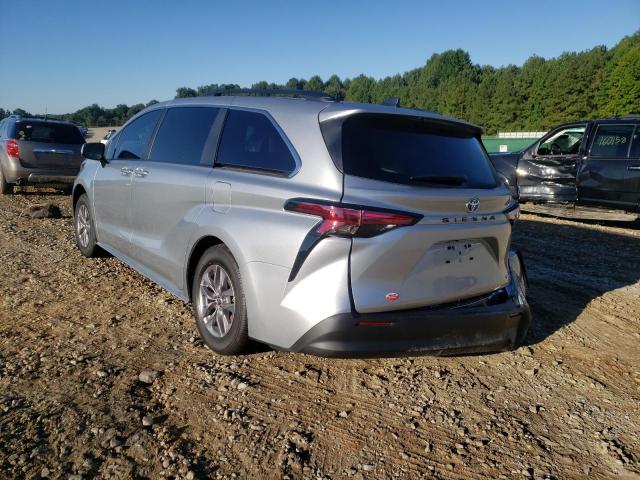 Photo 2 VIN: 5TDBRKEC2NS125146 - TOYOTA SIENNA LE 