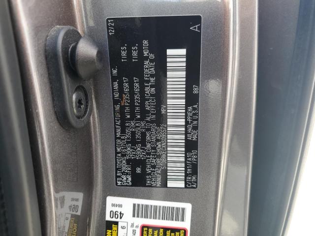 Photo 12 VIN: 5TDBRKECXNS095572 - TOYOTA SIENNA LE 