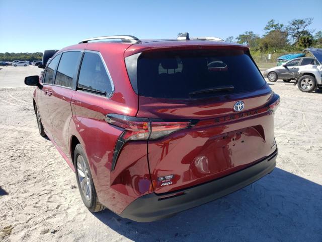 Photo 2 VIN: 5TDBSKFC7MS023391 - TOYOTA SIENNA LE 