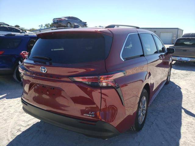 Photo 3 VIN: 5TDBSKFC7MS023391 - TOYOTA SIENNA LE 