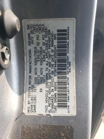 Photo 12 VIN: 5TDBT44A61S050247 - TOYOTA SEQUOIA SR 