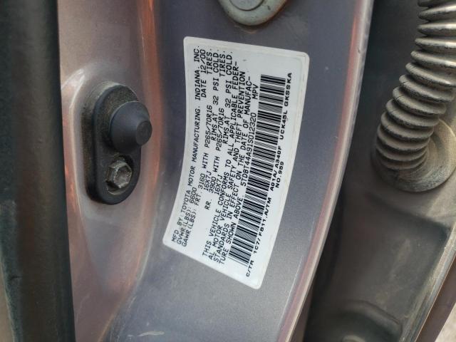 Photo 12 VIN: 5TDBT44A91S012320 - TOYOTA SEQUOIA 