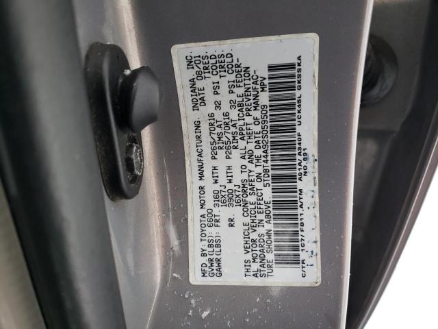 Photo 11 VIN: 5TDBT44A92S059509 - TOYOTA SEQOUIA 