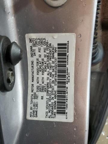 Photo 12 VIN: 5TDBT44AX1S021737 - TOYOTA SEQUOIA 