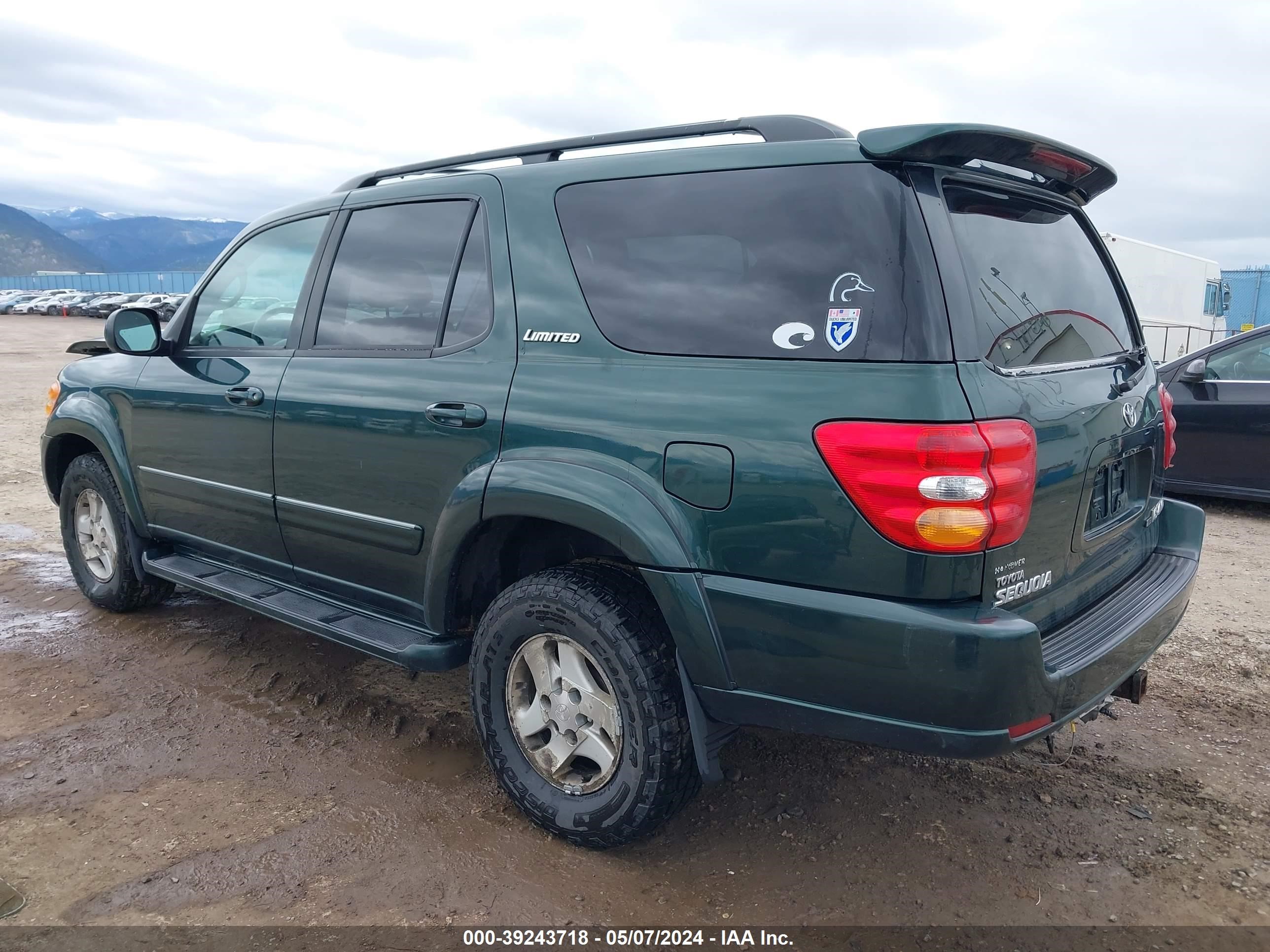 Photo 2 VIN: 5TDBT48A11S019904 - TOYOTA SEQUOIA 