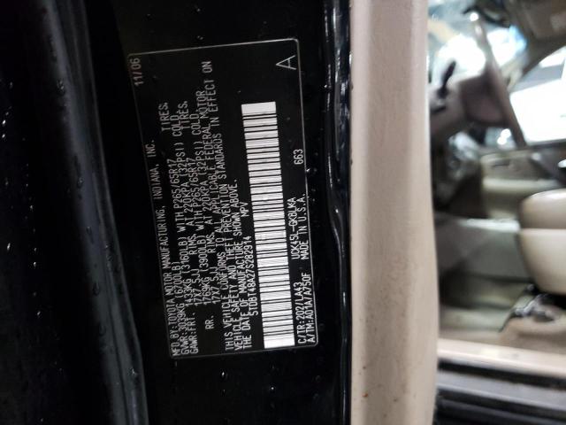 Photo 12 VIN: 5TDBT48A27S282914 - TOYOTA SEQUOIA LI 