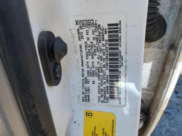 Photo 12 VIN: 5TDBT48A41S047518 - TOYOTA SEQUOIA LI 