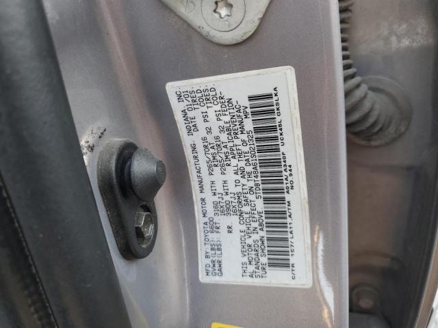 Photo 12 VIN: 5TDBT48A61S021325 - TOYOTA SEQUOIA 