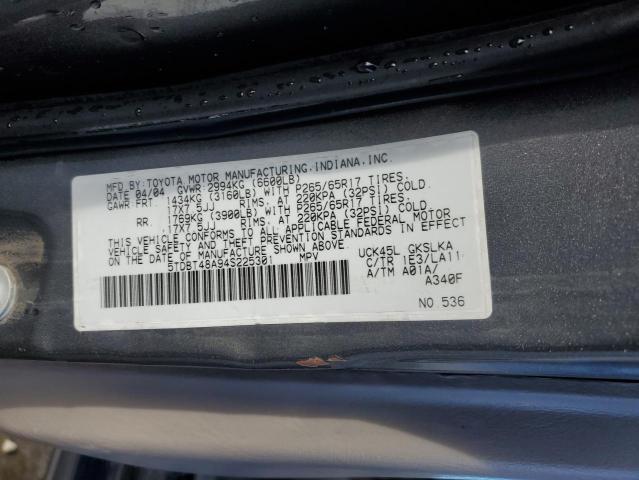 Photo 12 VIN: 5TDBT48A94S225301 - TOYOTA SEQUOIA 