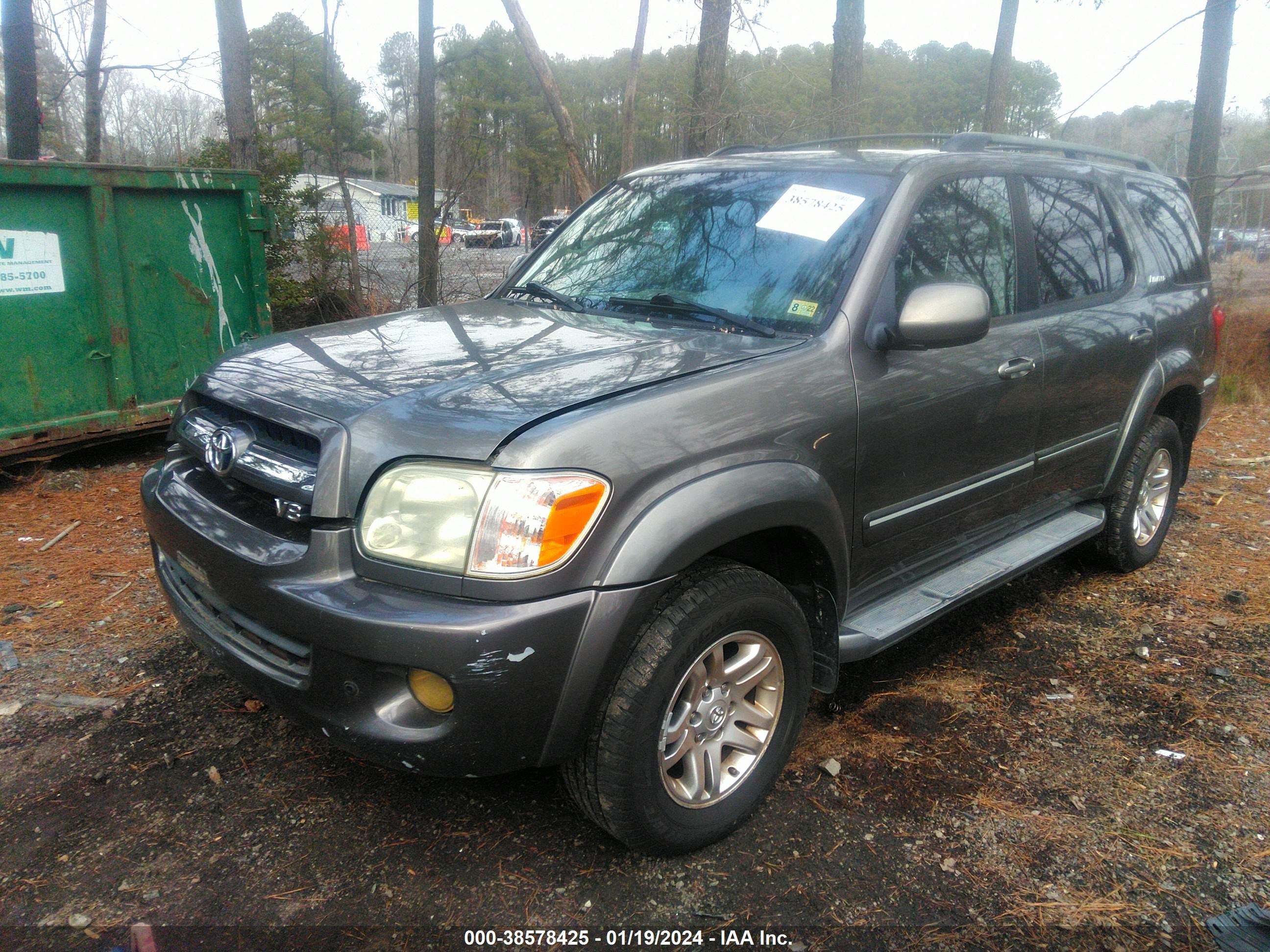 Photo 1 VIN: 5TDBT48A95S243993 - TOYOTA SEQUOIA 