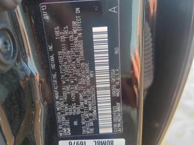 Photo 12 VIN: 5TDBW5G12DS082545 - TOYOTA SEQUOIA SR 