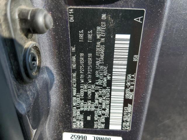 Photo 9 VIN: 5TDBW5G19ES104591 - TOYOTA SEQUOIA SR 