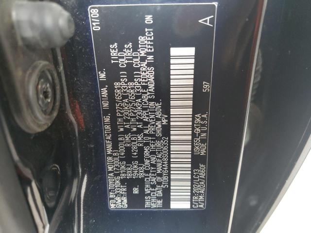 Photo 13 VIN: 5TDBY64A48S006352 - TOYOTA SEQUOIA SR 