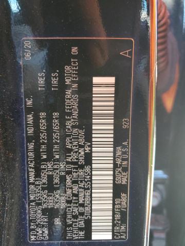 Photo 13 VIN: 5TDBZRBH6LS514586 - TOYOTA HIGHLANDER 