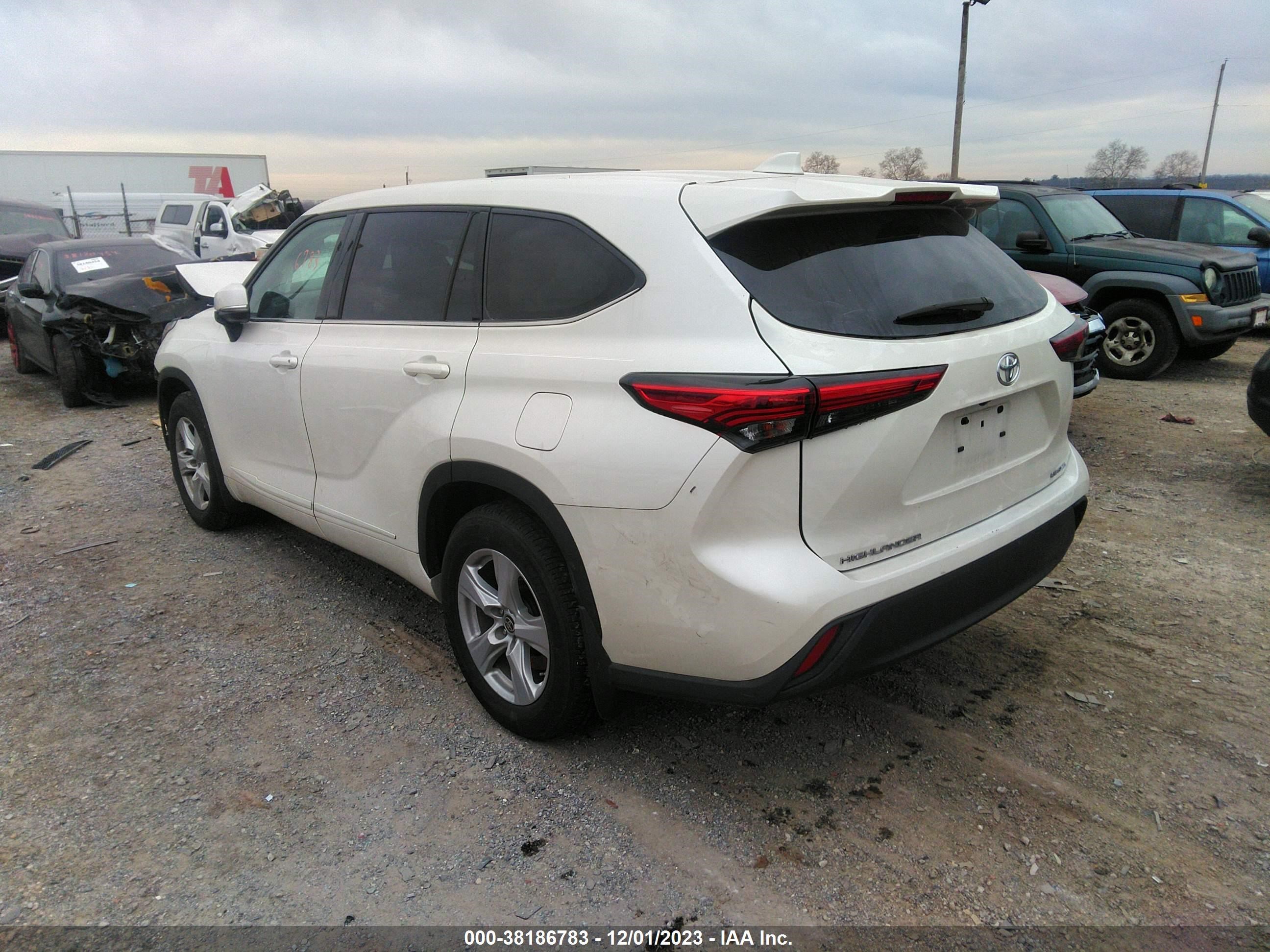 Photo 2 VIN: 5TDBZRBH6MS135895 - TOYOTA HIGHLANDER 