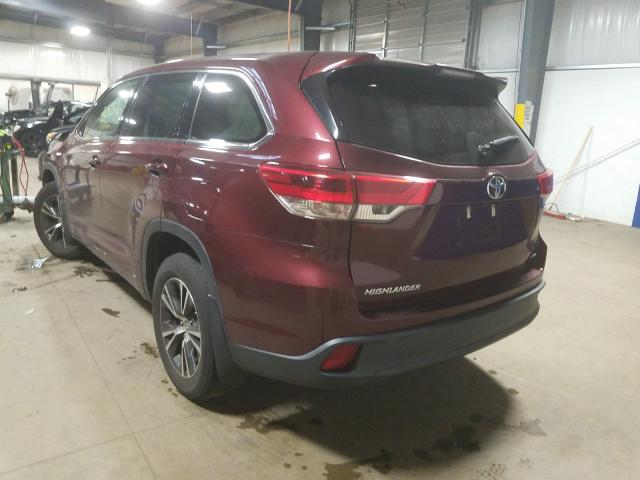 Photo 2 VIN: 5TDBZRFH1HS442830 - TOYOTA HIGHLANDER 