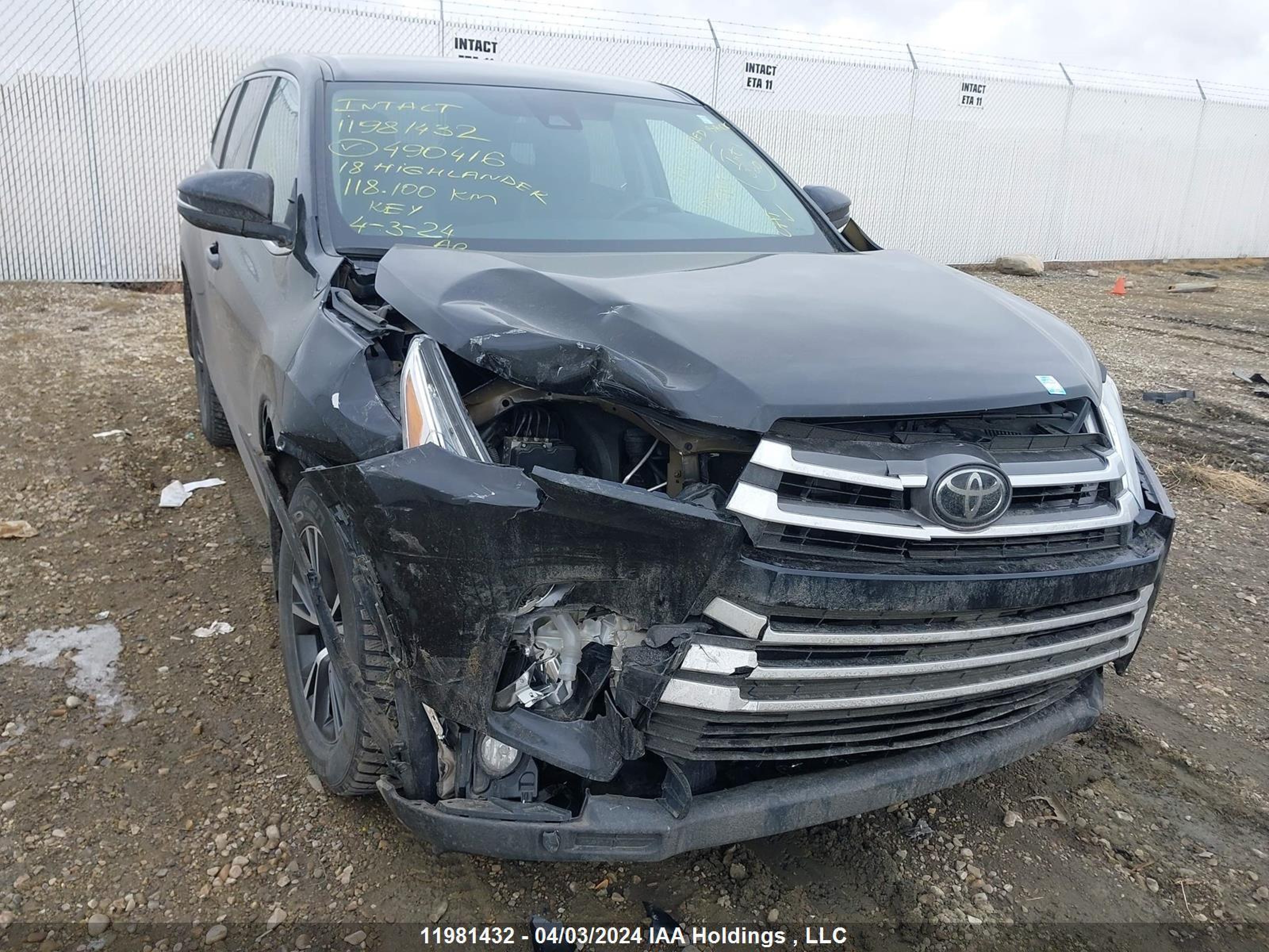 Photo 5 VIN: 5TDBZRFH3JS490416 - TOYOTA HIGHLANDER 