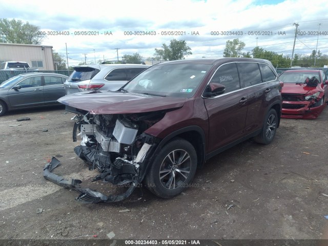 Photo 1 VIN: 5TDBZRFH5KS708423 - TOYOTA HIGHLANDER 