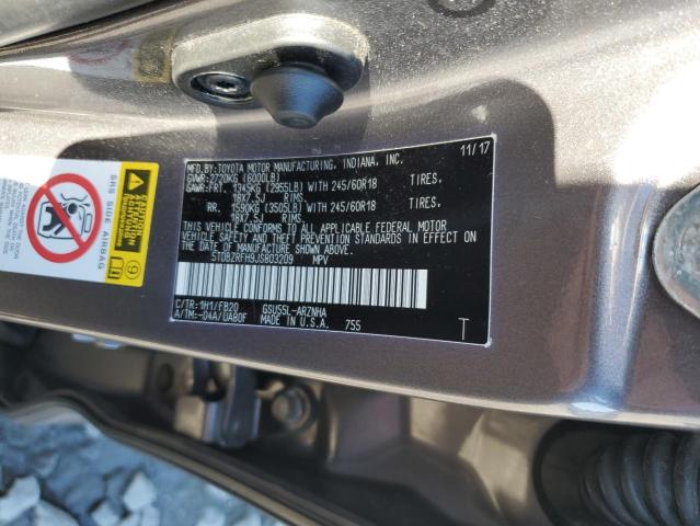 Photo 11 VIN: 5TDBZRFH9JS803209 - TOYOTA HIGHLANDER 