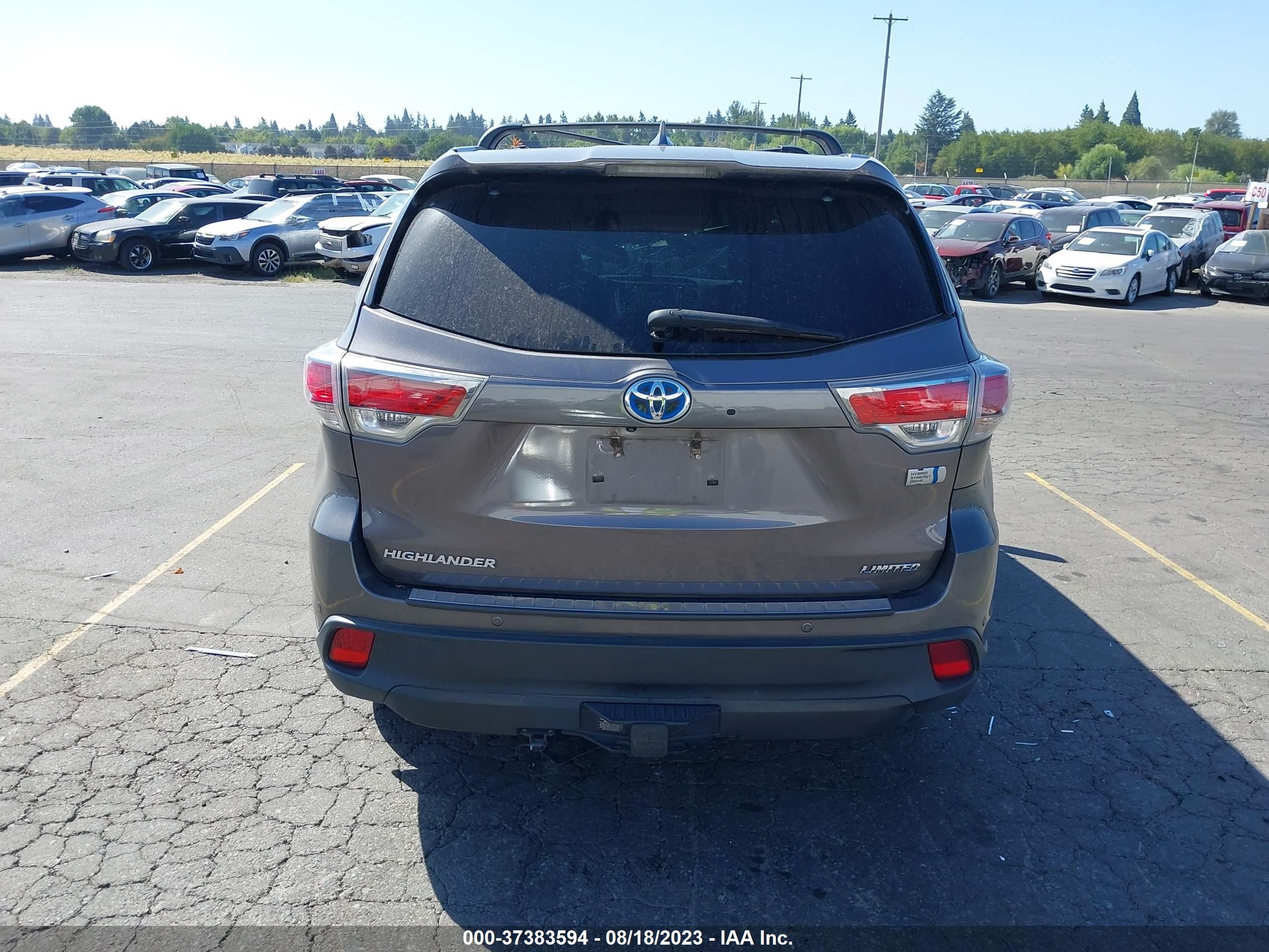 Photo 15 VIN: 5TDDCRFH3GS018042 - TOYOTA HIGHLANDER 