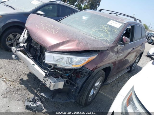 Photo 1 VIN: 5TDDCRFH3GS020292 - TOYOTA HIGHLANDER HYBRID 