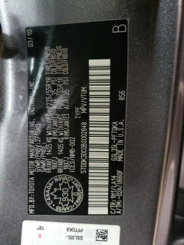 Photo 13 VIN: 5TDDK3DC0BS002848 - TOYOTA SIENNA XLE 