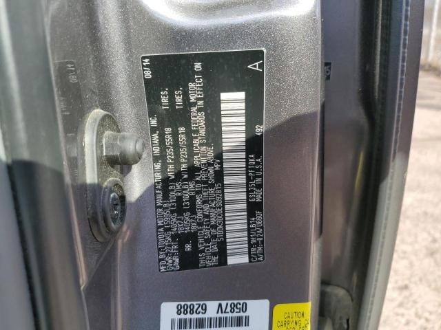 Photo 11 VIN: 5TDDK3DC0ES092815 - TOYOTA SIENNA XLE 