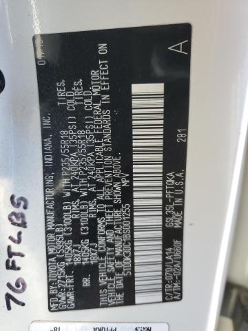 Photo 12 VIN: 5TDDK3DC1BS001255 - TOYOTA SIENNA XLE 