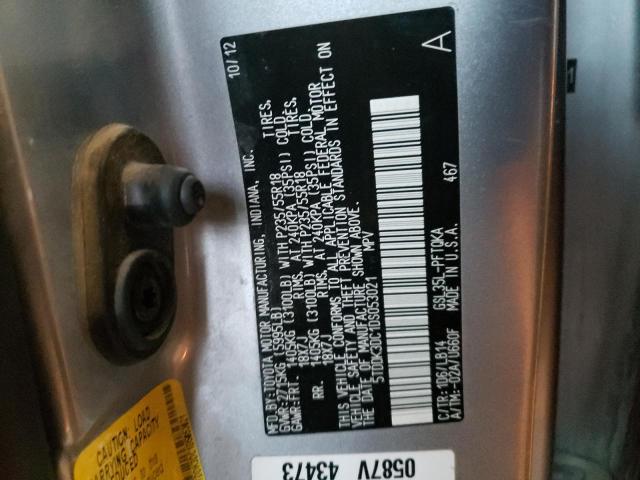 Photo 13 VIN: 5TDDK3DC1DS053021 - TOYOTA SIENNA XLE 