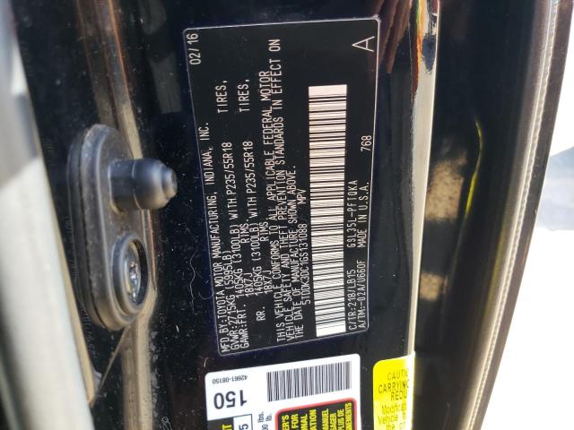 Photo 12 VIN: 5TDDK3DC1GS131088 - TOYOTA SIENNA XLE 