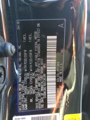 Photo 13 VIN: 5TDDK3DC1GS136386 - TOYOTA SIENNA XLE 