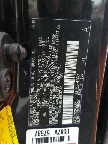 Photo 11 VIN: 5TDDK3DC3DS055420 - TOYOTA SIENNA XLE 