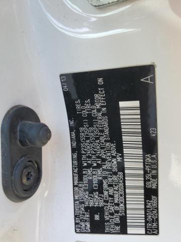 Photo 13 VIN: 5TDDK3DC3DS064568 - TOYOTA SIENNA XLE 