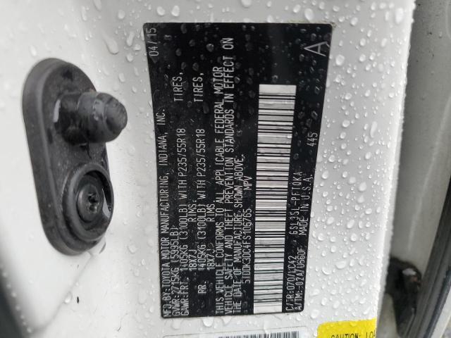 Photo 11 VIN: 5TDDK3DC4FS106765 - TOYOTA SIENNA XLE 