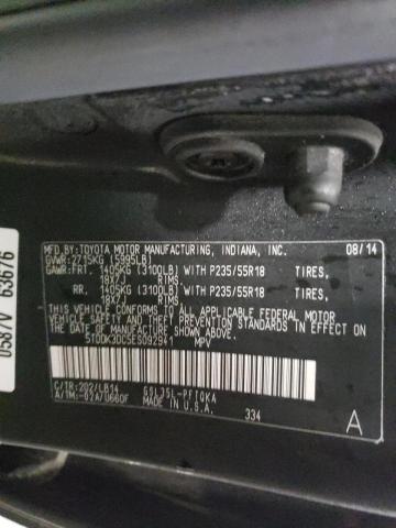 Photo 12 VIN: 5TDDK3DC5ES092941 - TOYOTA SIENNA XLE 