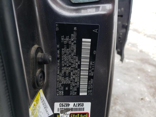 Photo 12 VIN: 5TDDK3DC6CS036536 - TOYOTA SIENNA XLE 