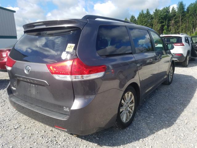 Photo 3 VIN: 5TDDK3DC6CS039744 - TOYOTA SIENNA XLE 