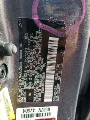 Photo 12 VIN: 5TDDK3DC6DS060031 - TOYOTA SIENNA XLE 