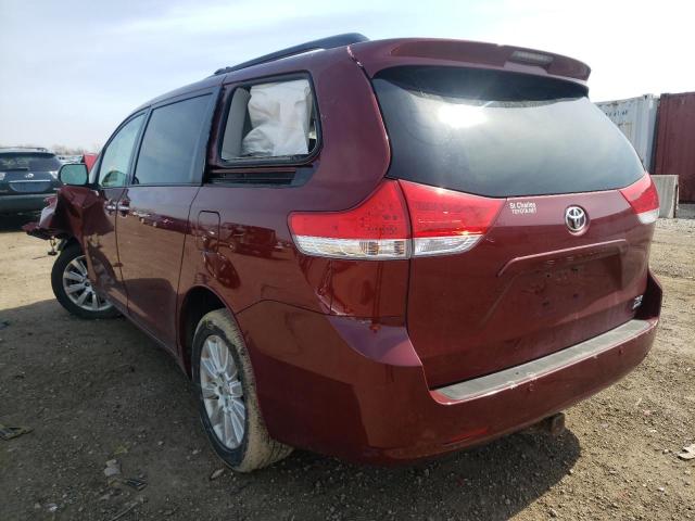 Photo 2 VIN: 5TDDK3DC6ES093242 - TOYOTA SIENNA XLE 