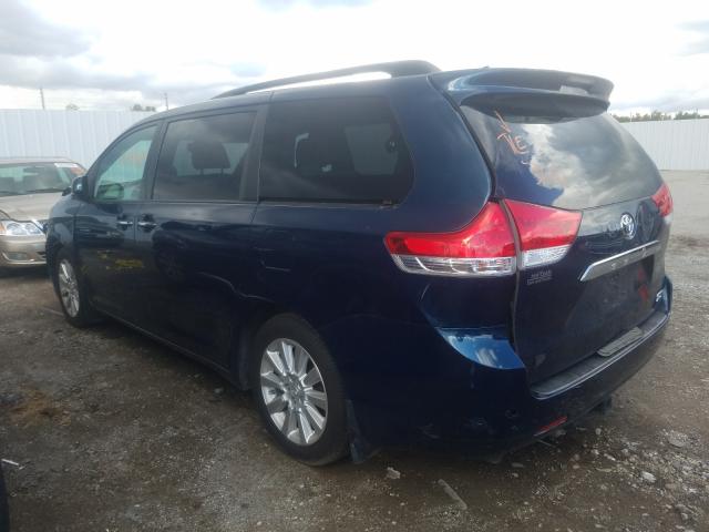 Photo 2 VIN: 5TDDK3DC7BS015449 - TOYOTA SIENNA XLE 