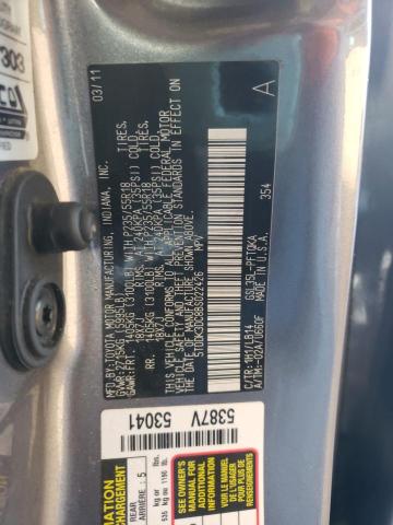 Photo 9 VIN: 5TDDK3DC8BS022426 - TOYOTA SIENNA XLE 