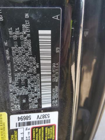 Photo 12 VIN: 5TDDK3DC9BS026498 - TOYOTA SIENNA XLE 