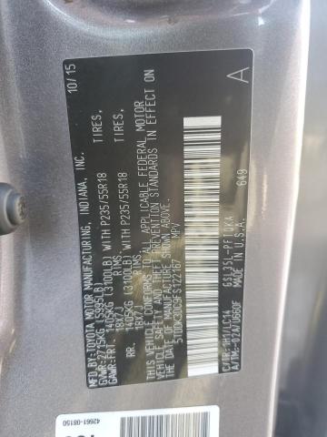 Photo 12 VIN: 5TDDK3DC9FS122167 - TOYOTA SIENNA XLE 