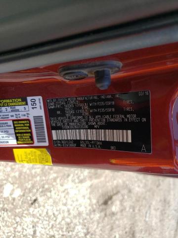 Photo 9 VIN: 5TDDK3DC9GS135390 - TOYOTA SIENNA XLE 