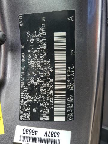 Photo 12 VIN: 5TDDK3DCXBS027790 - TOYOTA SIENNA XLE 