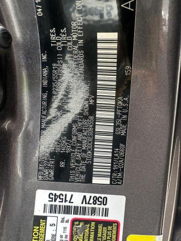 Photo 9 VIN: 5TDDK3DCXES084558 - TOYOTA SIENNA XLE 