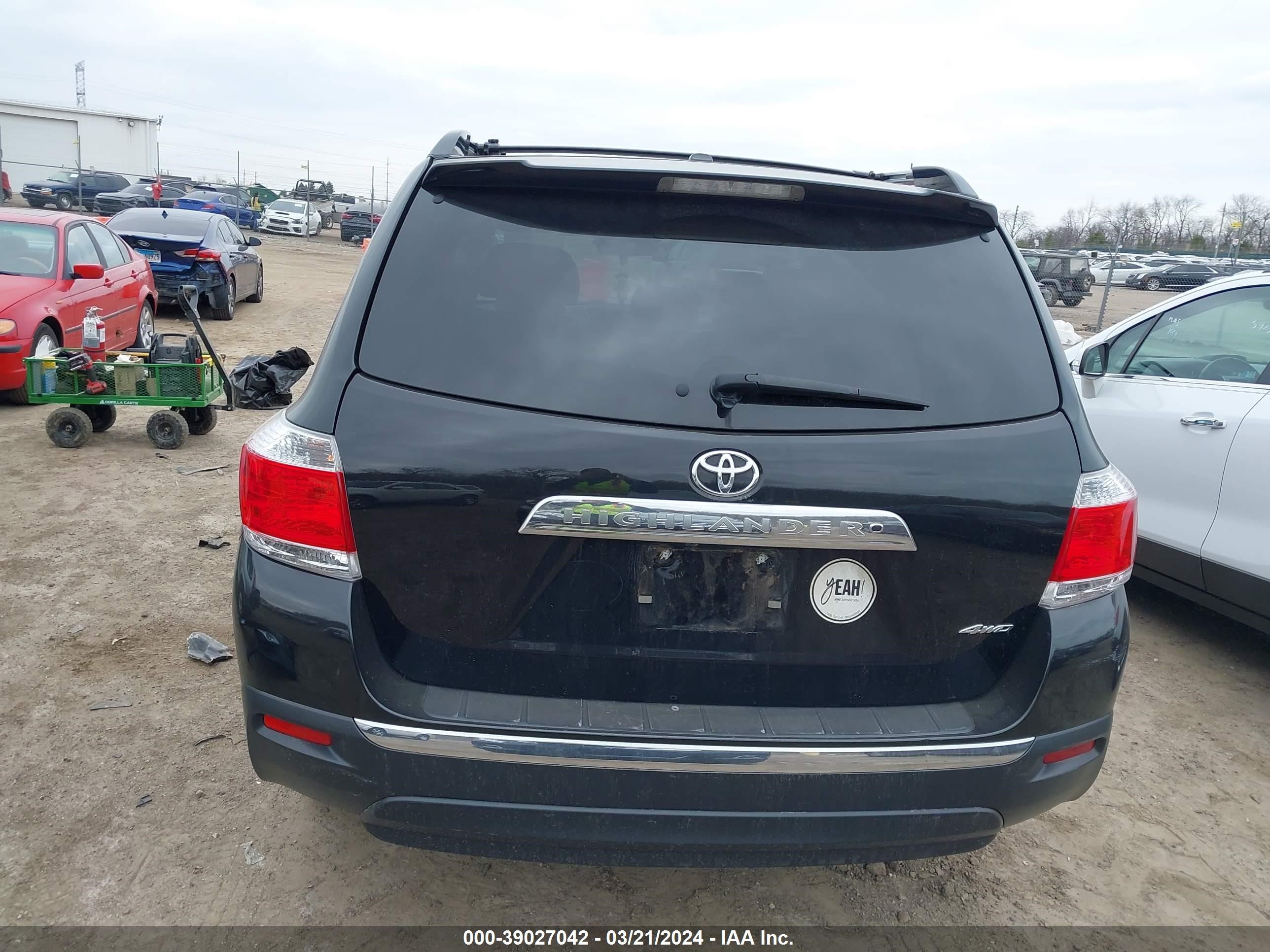 Photo 14 VIN: 5TDDK3EH0DS188971 - TOYOTA HIGHLANDER 