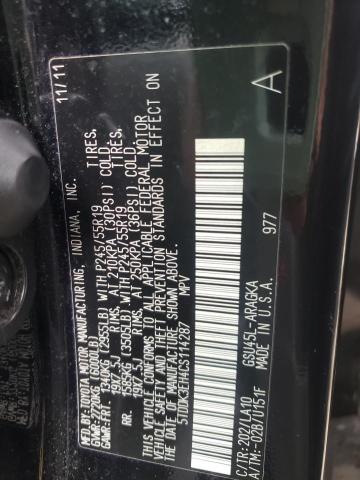 Photo 12 VIN: 5TDDK3EH4CS114287 - TOYOTA HIGHLANDER 