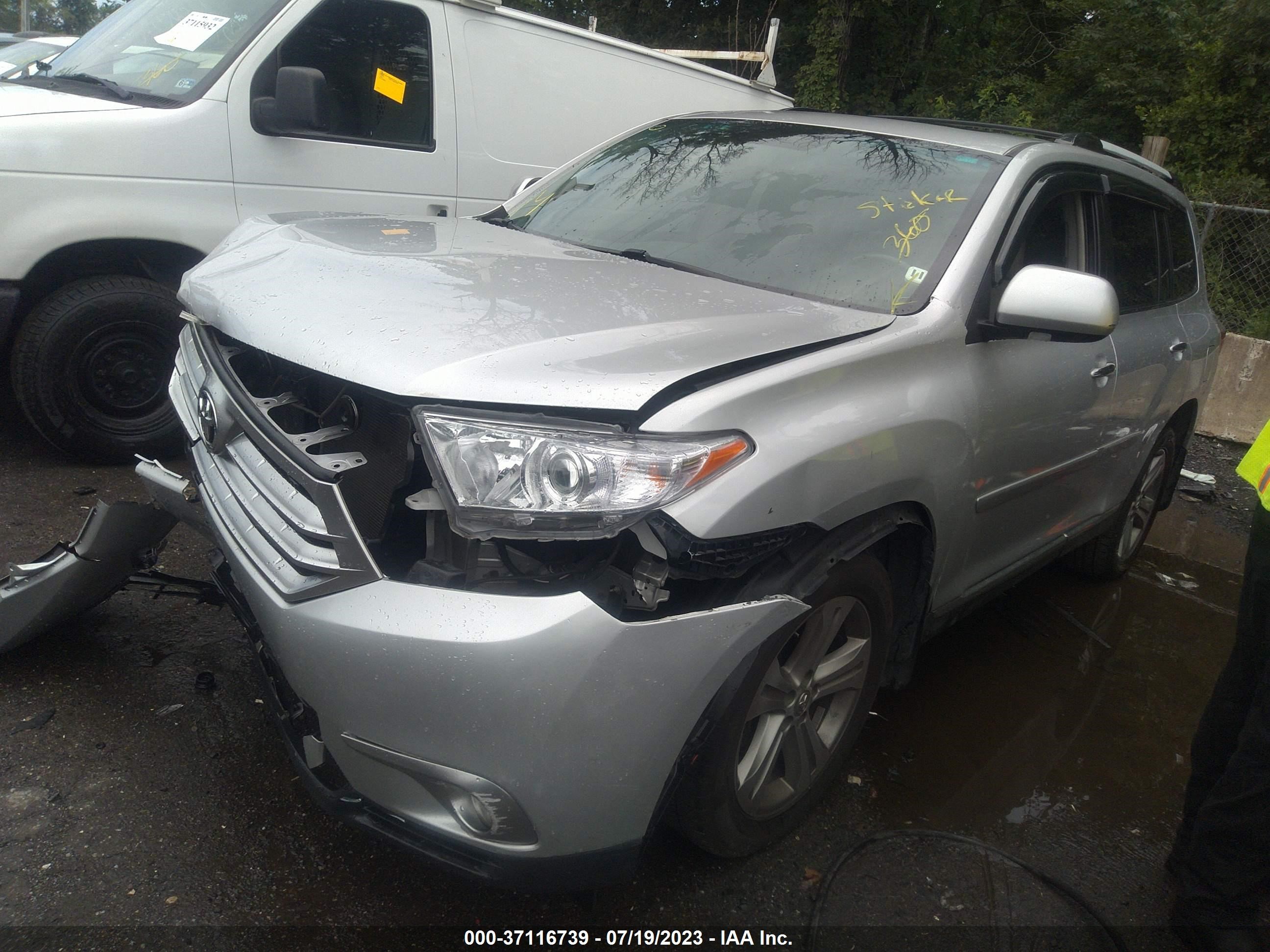 Photo 1 VIN: 5TDDK3EH4CS126536 - TOYOTA HIGHLANDER 