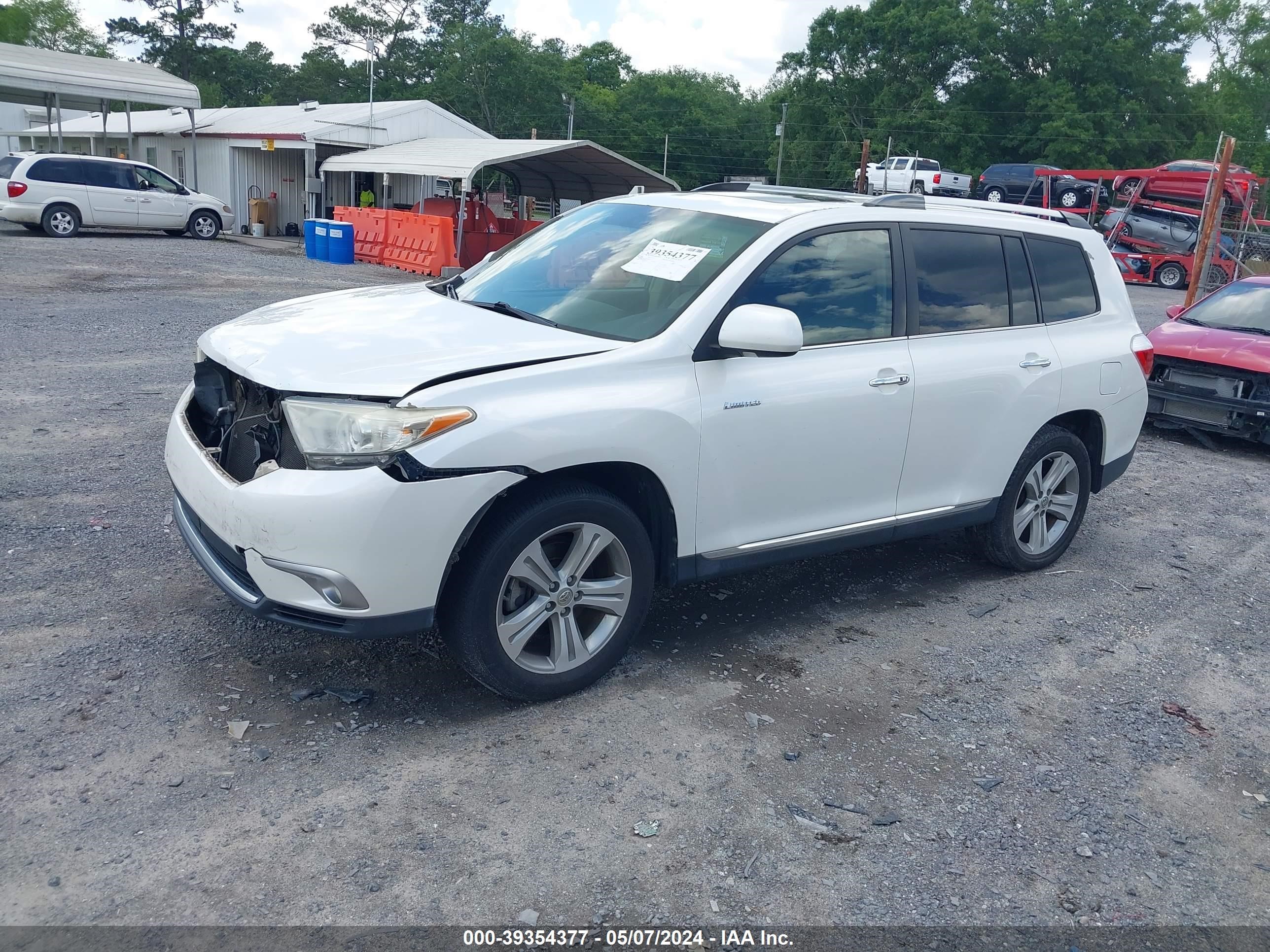 Photo 1 VIN: 5TDDK3EH5BS084358 - TOYOTA HIGHLANDER 